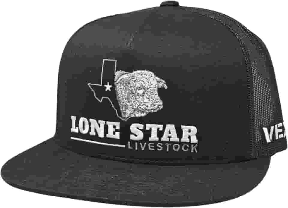 Boné de malha ajustável estilo de vida ocidental inspirado no sudoeste do rodeio