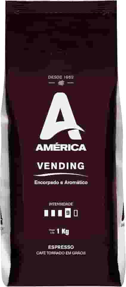 América Café Torrado Em Grãos Vending 1 Kg