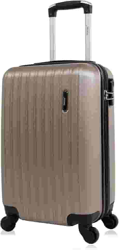 Mala de viagem bordo Pequena 10kg Londres Swiss Move Champagne