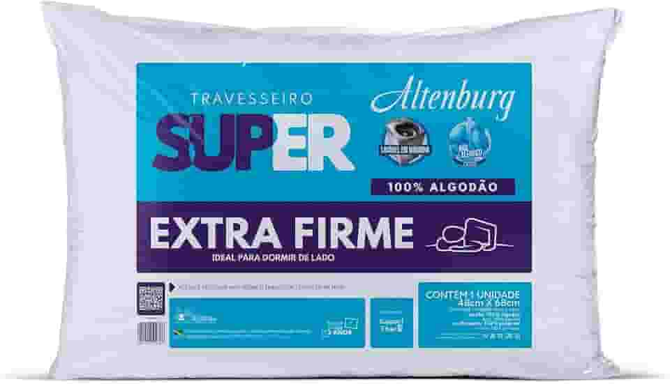 Travesseiro Super Extra Firme - 48cm x 68cm - Branco