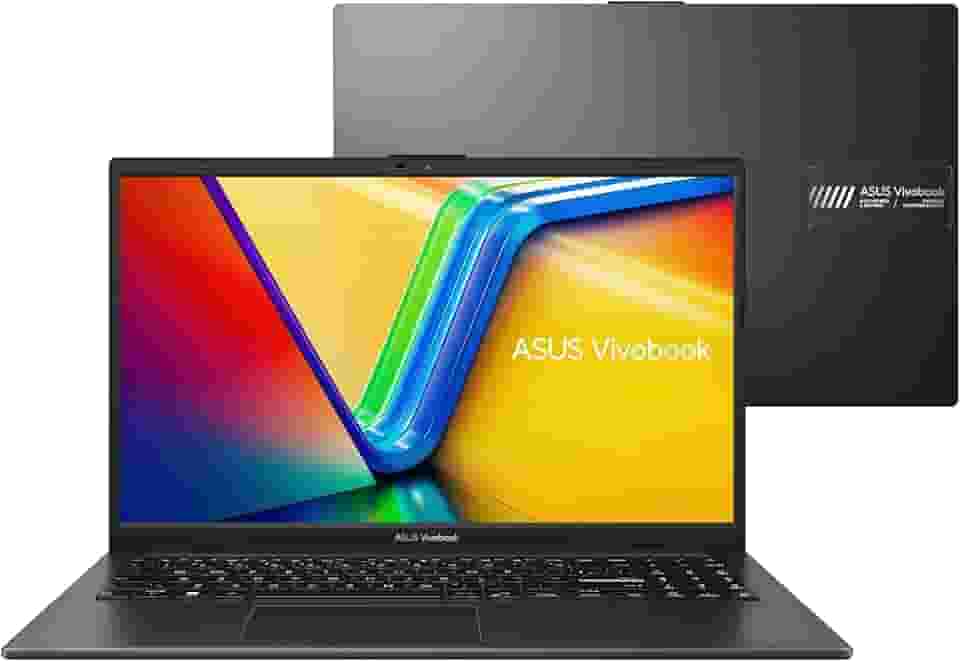Notebook ASUS VivoBook Go 15, AMD RYZEN 5 7520U, 8GB, 512GB SSD, KeepOS, Tela 15,6" FHD, Mixed Black - E1504FA-NJ732