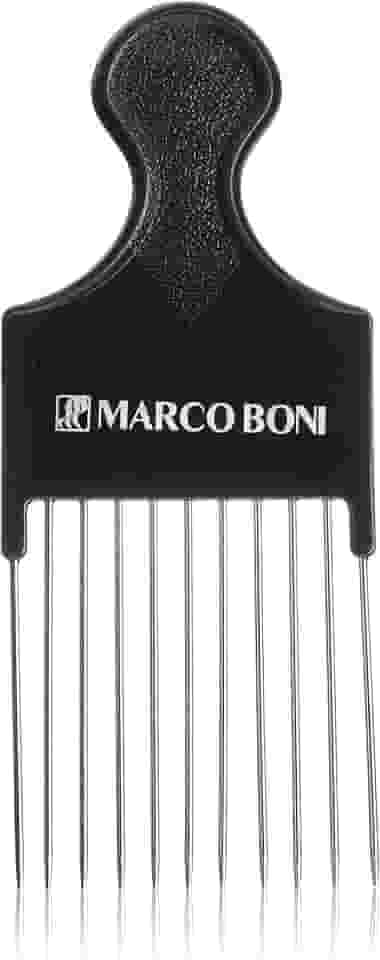 Marco Boni Pente Afro Com Dentes Em Metal Dentes Longos 1219 Preto 1 Unidade