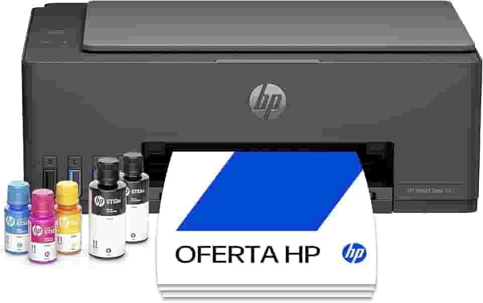 Impressora Multifuncional HP Smart Tank 581 Tanque de Tinta Colorida Wi-Fi, USB - Alta Economia -Copiadora e Scanner (4A8D5A)