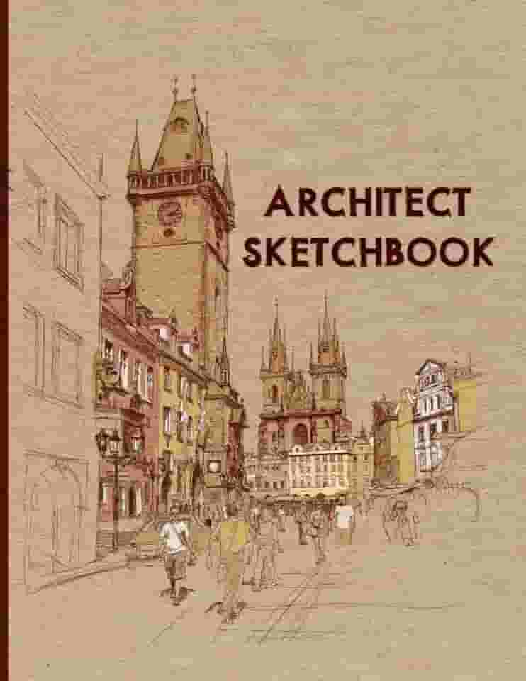 Architect Sketchbook - Notebook for Architects, Designers, and Architecture Students - grid paper (scale reference 1:50; 1:100), dotted paper (scale ... paper - 8.5" x 11" inches, 105 blank pages