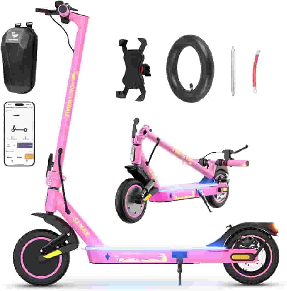 HONEYWHALE S2 MAX Patinete Elétrico Adulto, 500W-32km/h-22km, Velocidade-Juvenil-Dobrável-Scooter-Eletrica-Autonomia, Scooter Elétrica com Suspensão Dianteira, Suporte para Celular, Bolsa