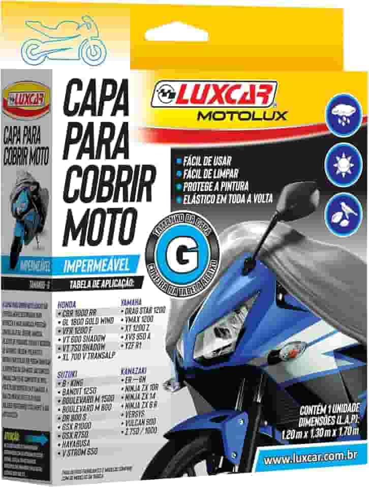 Luxcar Motolux Capa para Cobrir Moto G – Impermeável