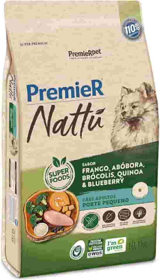PremieR Pet Nattú Ração Seca para Cães Adultos Porte Pequeno Sabor Abóbora 10,1kg