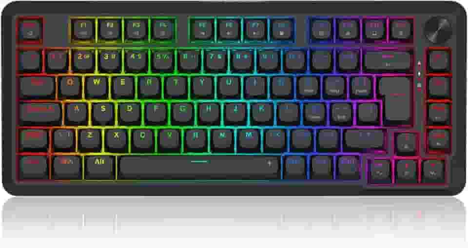 Teclado Magnético Gamer Redragon Stormhunter RGB Preto 75% ABNT2 Switch Redragon UltraMag Linear K721RGB-M
