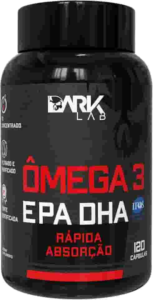 Suplemento Ômega 3 EPA DHA, Dark Lab, 120 Cápsulas