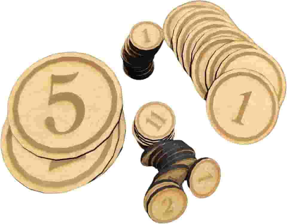 Tokens Numéricos Compatível Miniaturas De Rpg Marcadores D&D