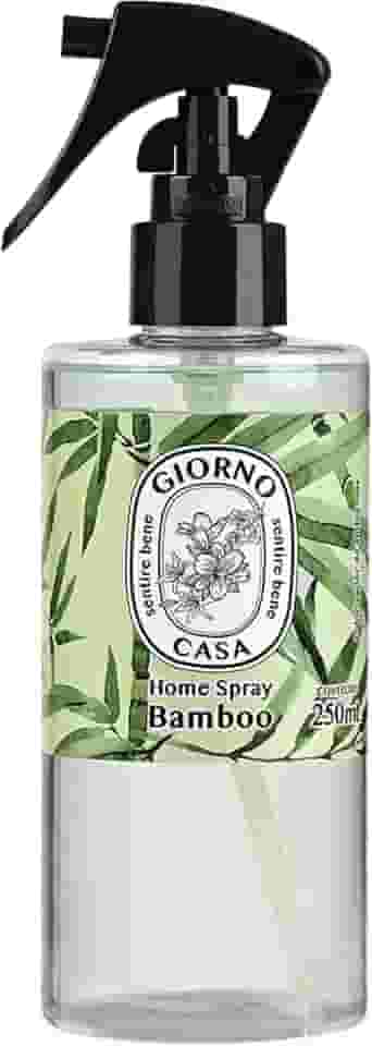 Sprays de Ambiente com Perfume (Aromatizador de Ambientes), Bamboo, Giorno Casa, 250 ml, Verde