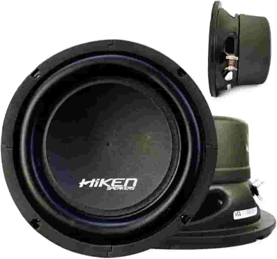 Subwoofer Hunter III 8" Pol 4 Ohms 200W Rms Bobina Simples na cor Grafite Hiken - 2HK001957