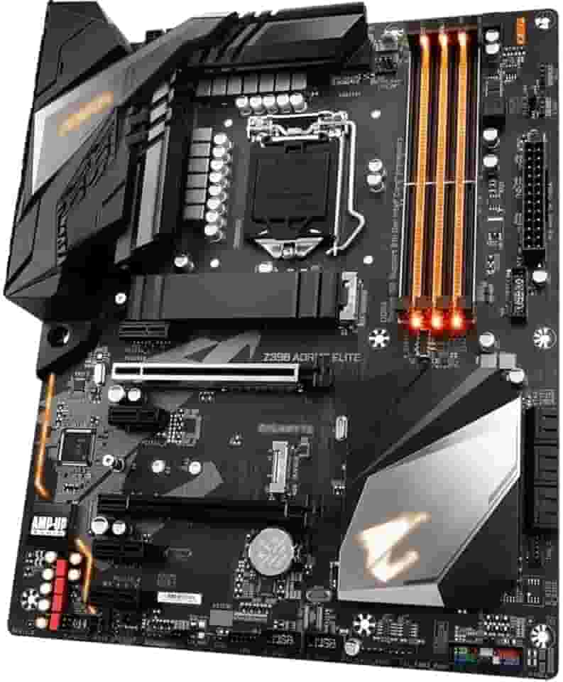 Placa-Mãe Z390 AORUS Elite Soquete 1151 Chipset Z390 Express DDR4 S-ATA 600 ATX Preta