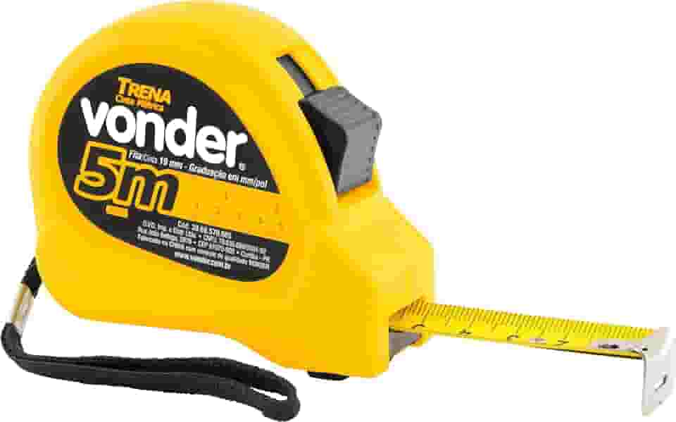 Vonder, Trena Curta De Aço 5 M X 19 Mm.