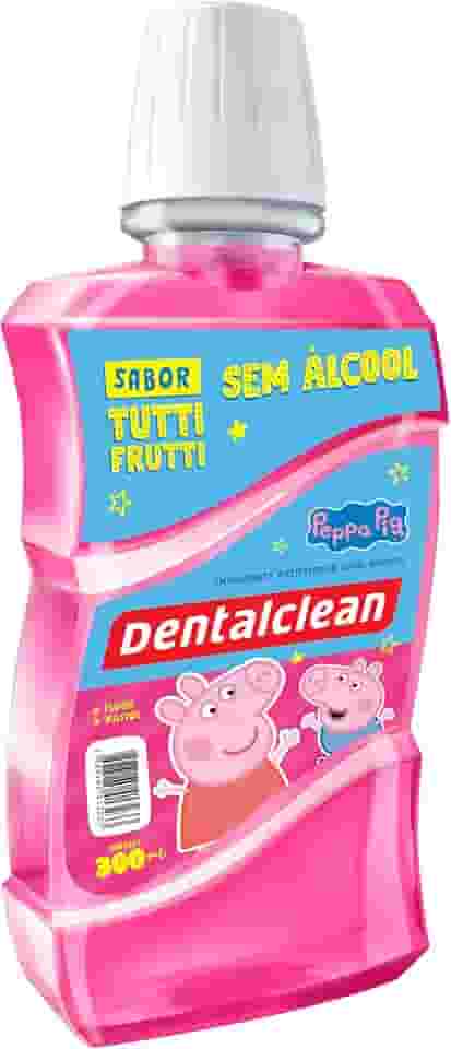 Dentalclean Antisséptico Bucal Infantil Zero Álcool 300ml, Peppa Pig