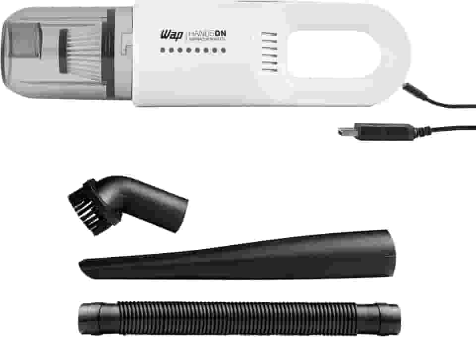 WAP Aspirador de Pó de Mão HANDSON à Bateria, Portátil, 110ml, com Filtro Lavável, 50W 7,4VDC