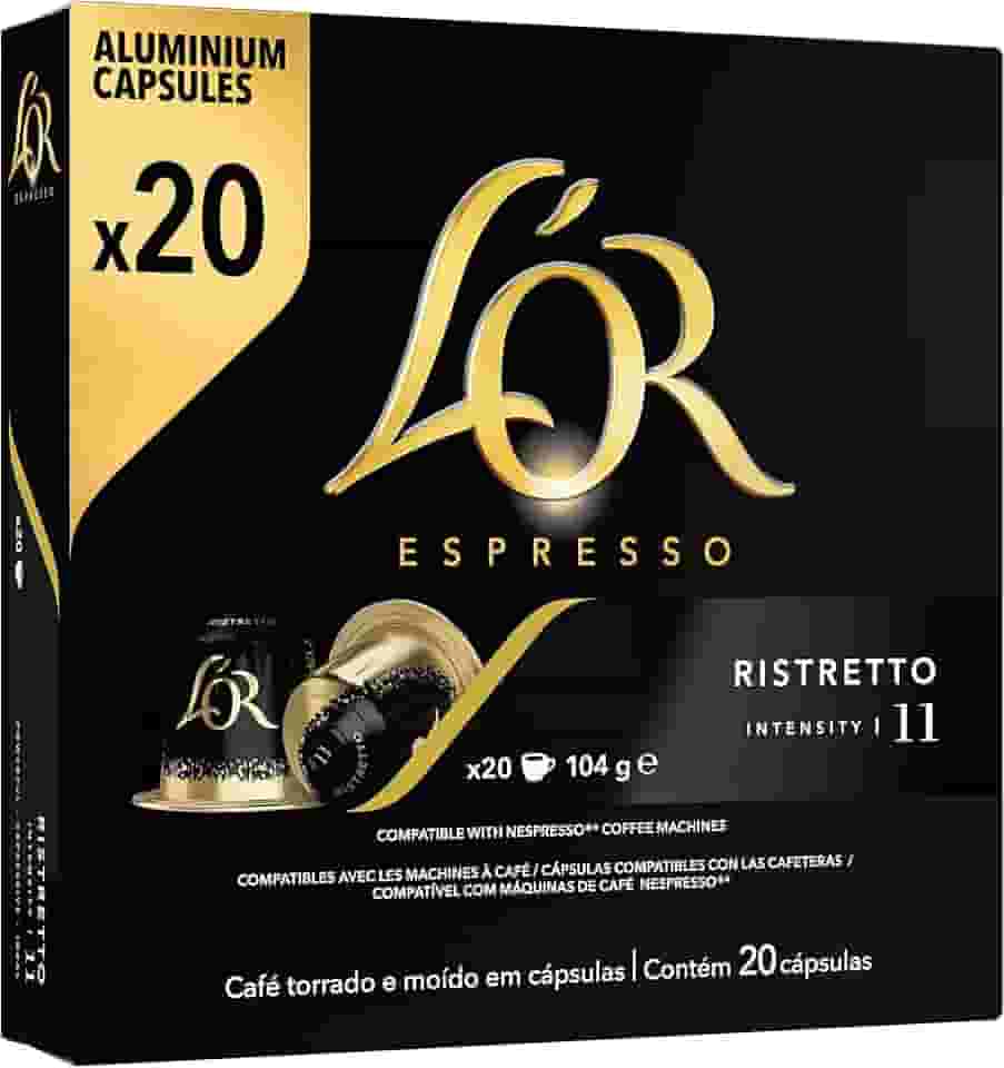 L'OR Café L'Or Cápsula Ristretto - 1 Unidade Com 20 Cápsulas