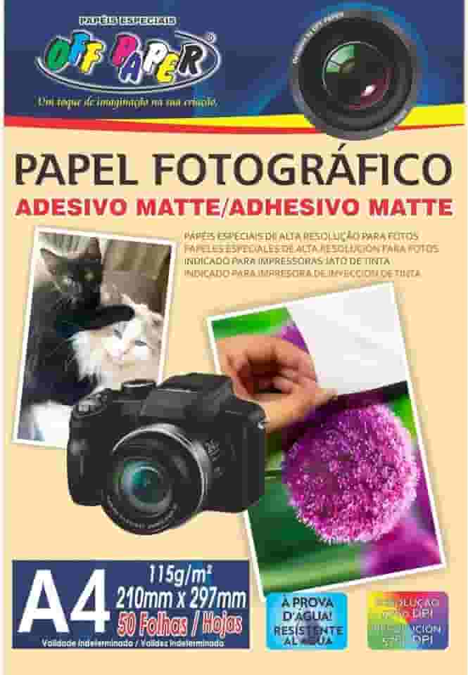 A4 Matte Adesivo 115G.