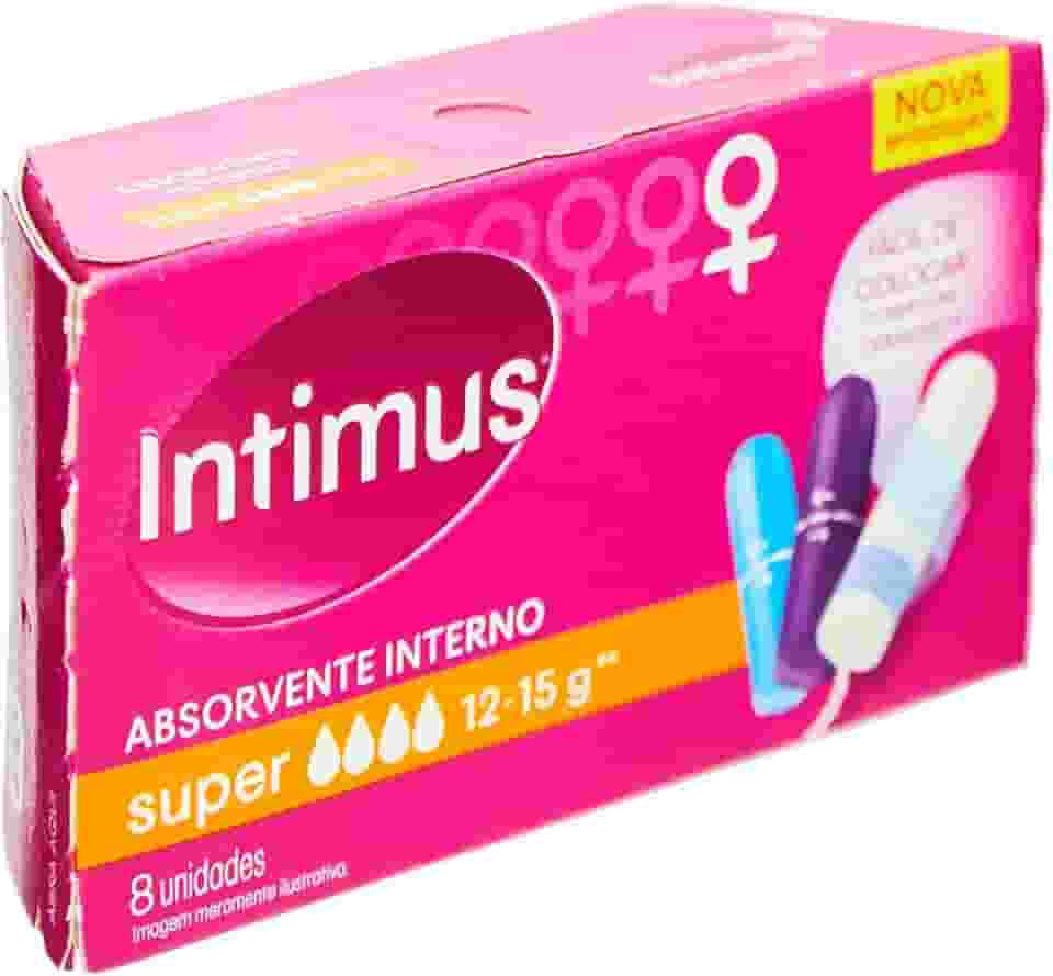 Absorvente Interno Intimus Super 8 Unidades