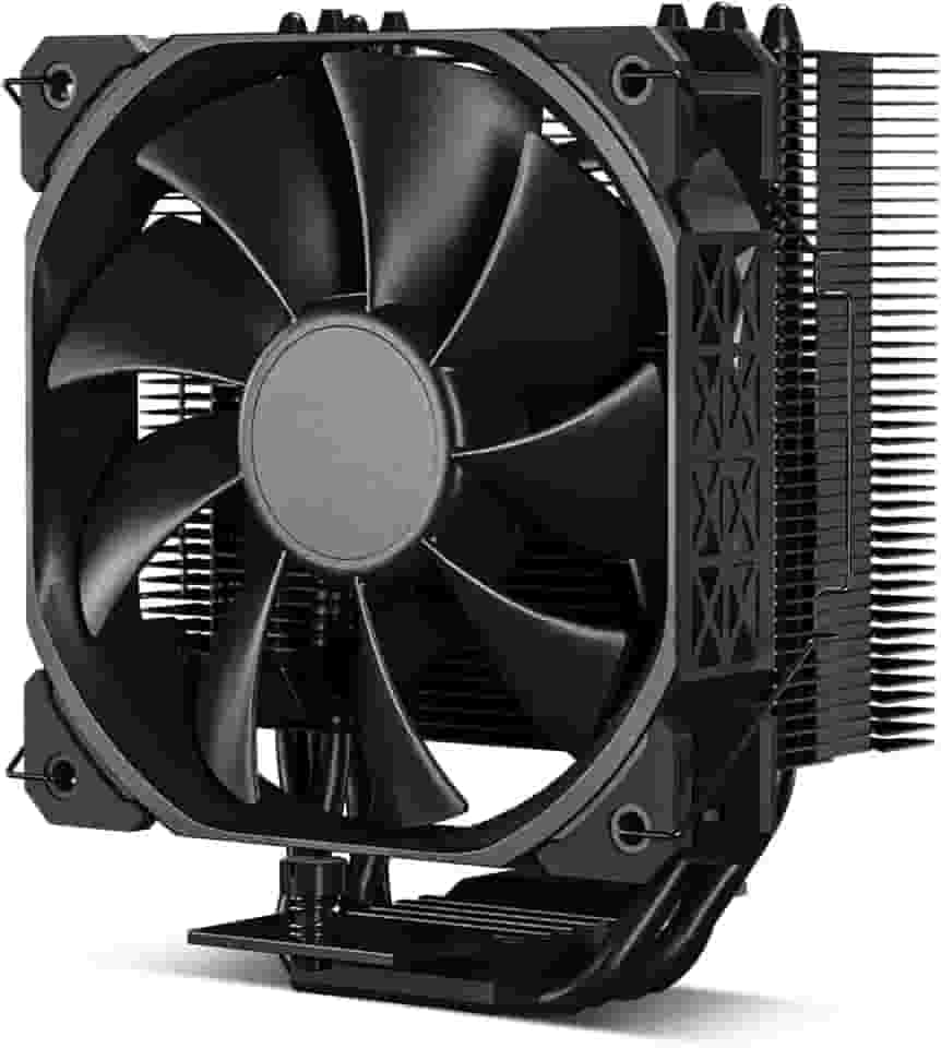 DARKROCK Px4 CPU Air Cooler de Alto Desempenho 4 Tubos de Calor de Cobre Tampa do Cooler Da CPU 120Mm Pwm Ventilador de Baixo Ruído - Intel Lga 1700/1200/115X, Amd Am5/Amd4 Todo Preto