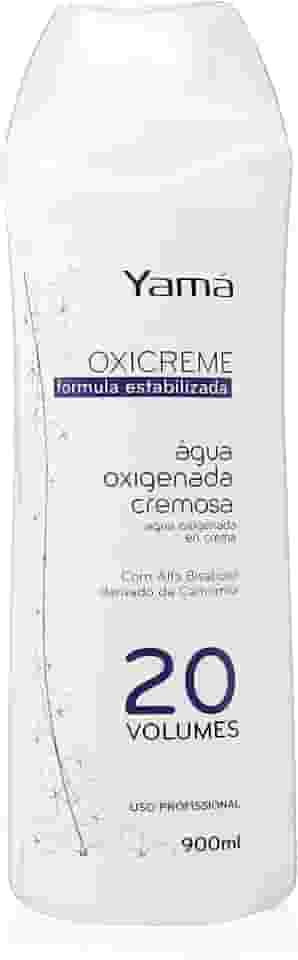 Agua Oxigenada Cremosa 20V 900 Ml, Yama, Branco