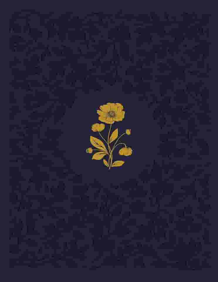 Bíblia ACF com espaço para anotações, Couro-soft azul com flores em baixo relevo, Leitura Perfeita