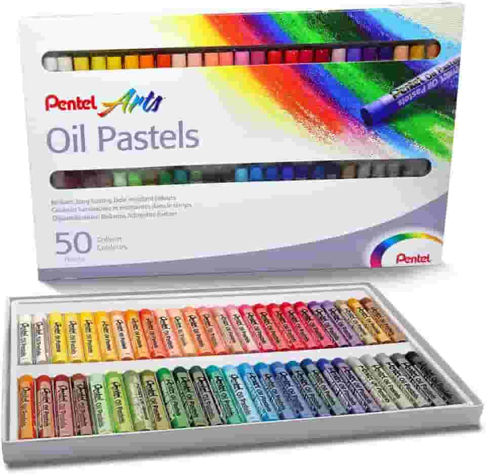 Pentel Giz Pastel Oleoso 50 Cores PHN-50