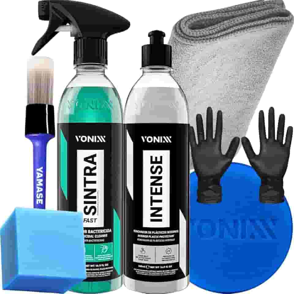 Kit Limpeza Interna de Painel E Revitalização de plasticos Intense Sintra Fast Vonixx