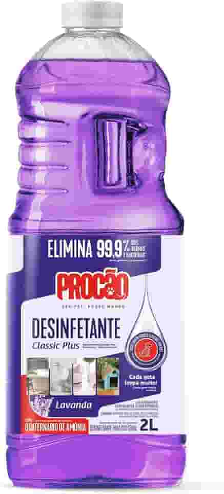 PROCÃO Desinfetante Classic Plus Lavanda 2 litros