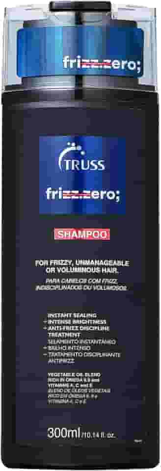 Truss Shampoo Frizz Zero | Controle de Frizz e Brilho Intenso | 300ml