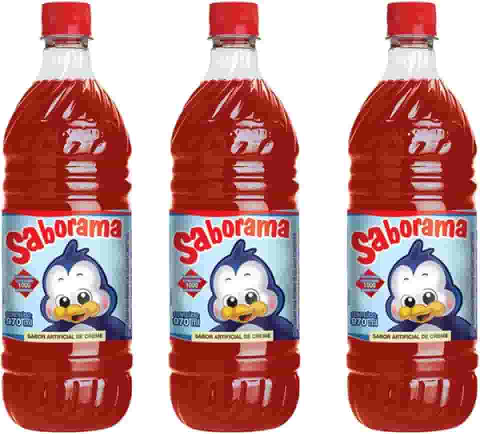 Base Líquida Concentrada Sorvetes, Gelinhos, Raspadinhas Kit 3 Potes (Creme)