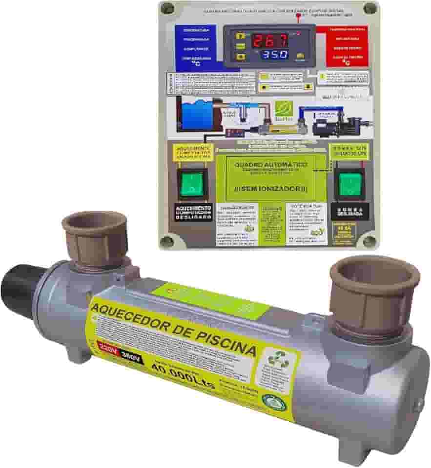 AQUECEDOR DE PISCINA AUTOMÁTICO 40.000 LITROS