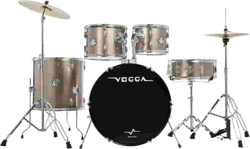 BATERIA ACÚSTICA VOGGA PULSE BUMBO 22' VPD222 CHR (CHROME)