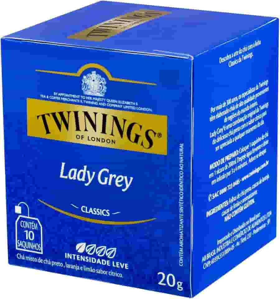 Chá Preto Lady Grey 20G - Caixa com 10 Unid