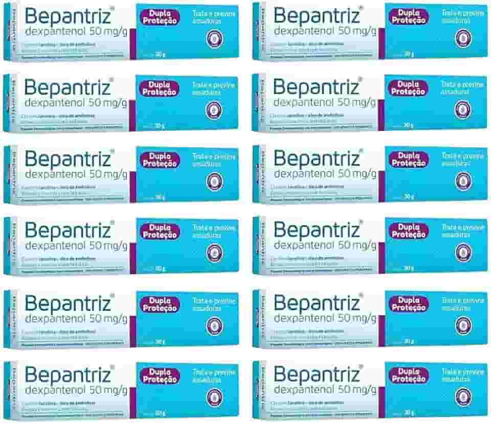 Kit 12 Pomada Bepantriz Dupla Proteção Dermo 30g - Cimed