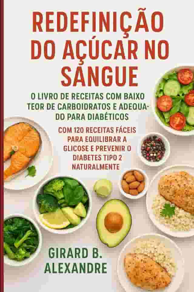 Redefinição do açúcar no sangue: o livro de receitas com baixo teor de carboidratos e adequado para diabéticos, com 120 receitas fáceis para ... tipo 2 naturalme (Portuguese Edition)