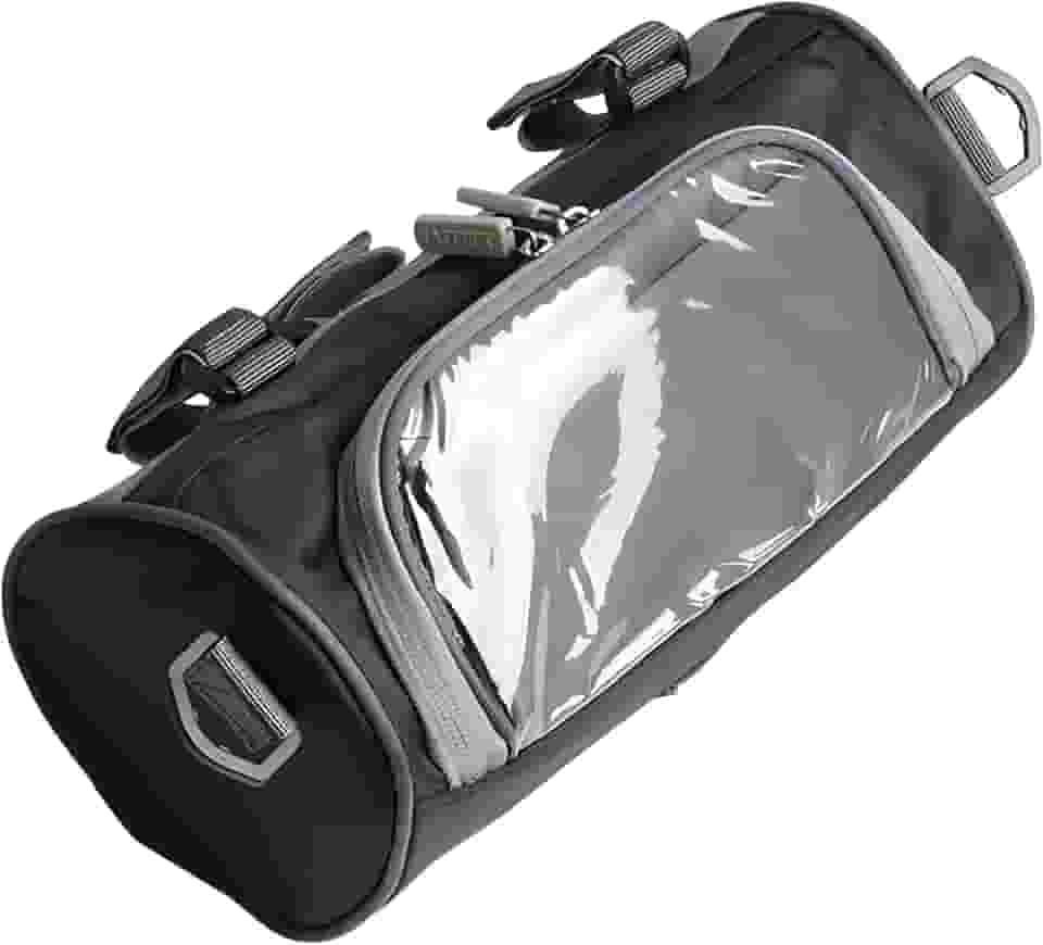 Bolsa para Guidão de Bicicleta e Moto, Impermeável, 2,5 Litros, Preta