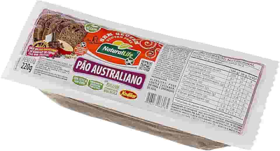 Pão Australiano Natural Life - Sem Glúten - Vegano - 220g