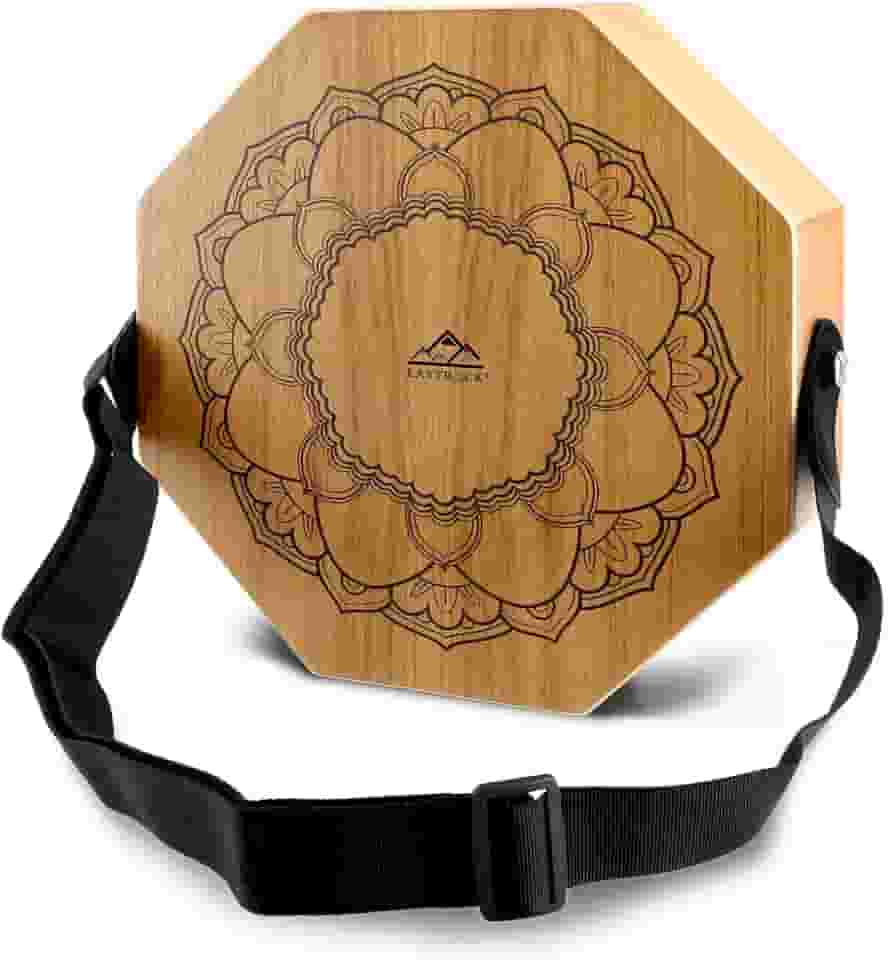 EASTROCK Cajon Portátil - Tambor de Mão Com Dois Tons e Fio de Caixa