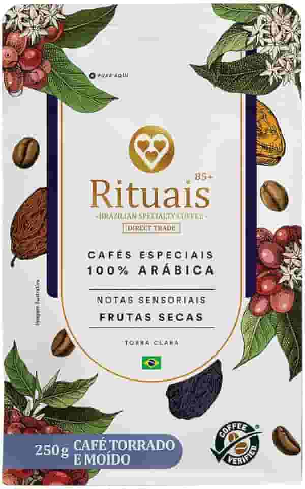 3 Corações Café Torrado e Moído Rituais 85+, Aroma Frutas Secas, 250g