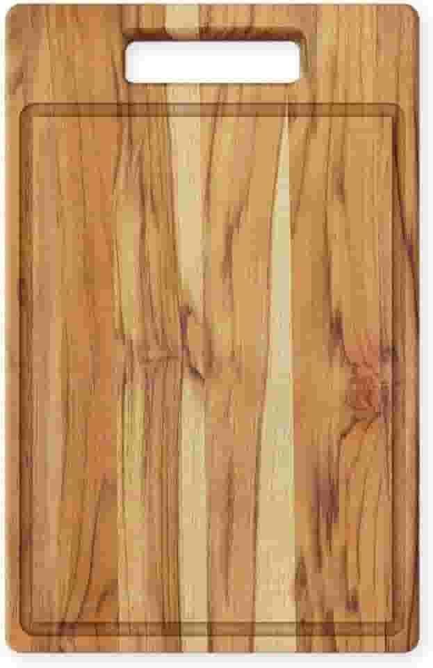 Tábua Madeira Teca c/Canaleta 39 x 25 cm, Stolf