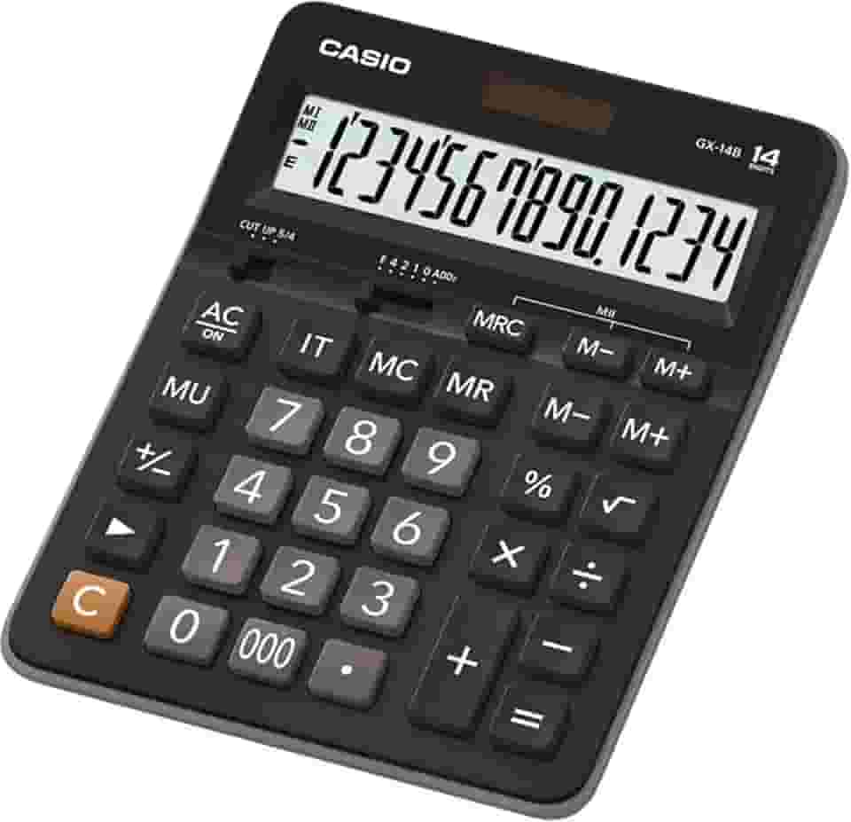 Calculadora de Mesa GX14B 14 Dígitos Preta Casio