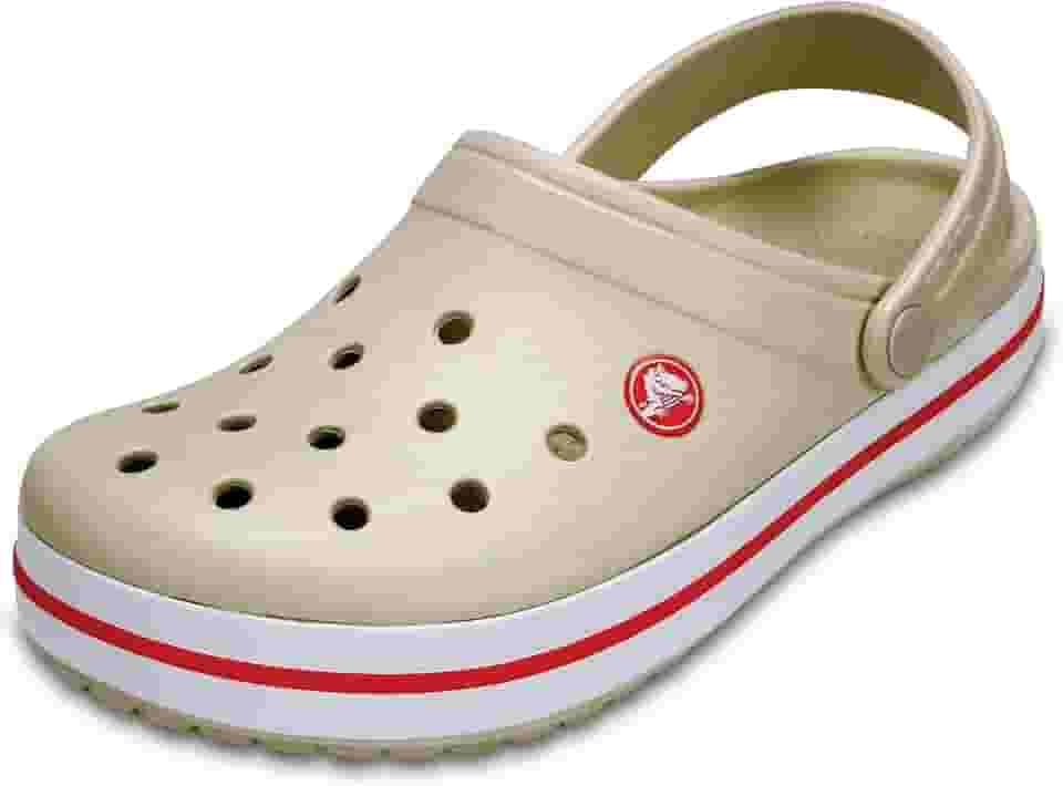 Sandália crocs crocband stucco/melon