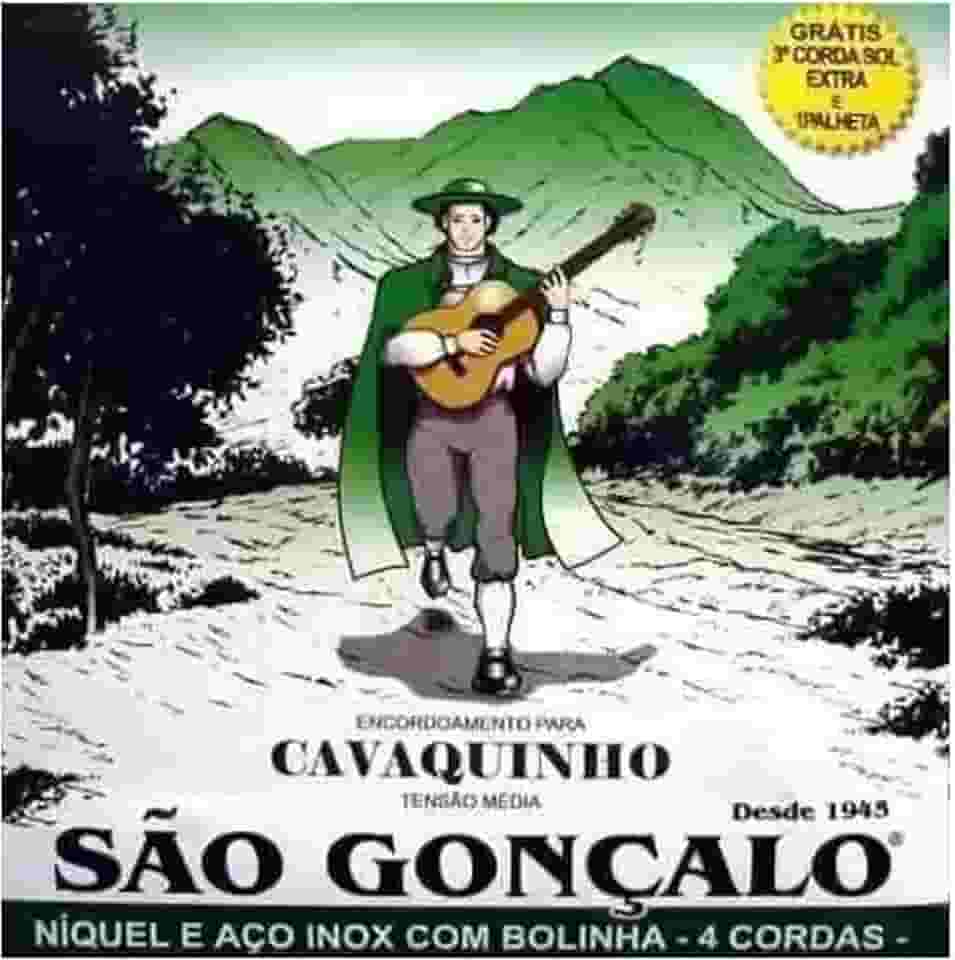 Encordoamento São Gonçalo Aço Com Bolinha Cavaco