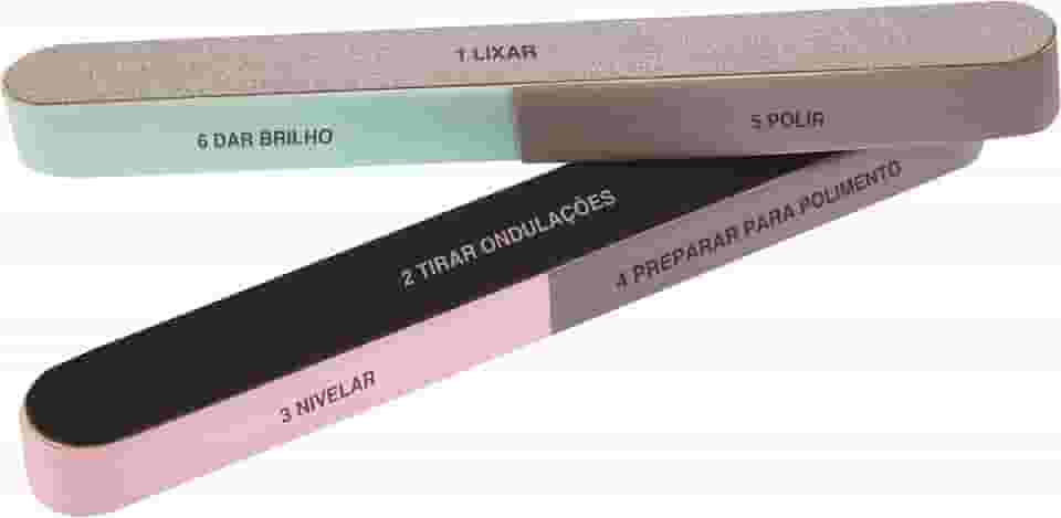 Marco Boni Lixa E Polidor Para Unhas 6 Faces 6035B Colorido 1 Unidade