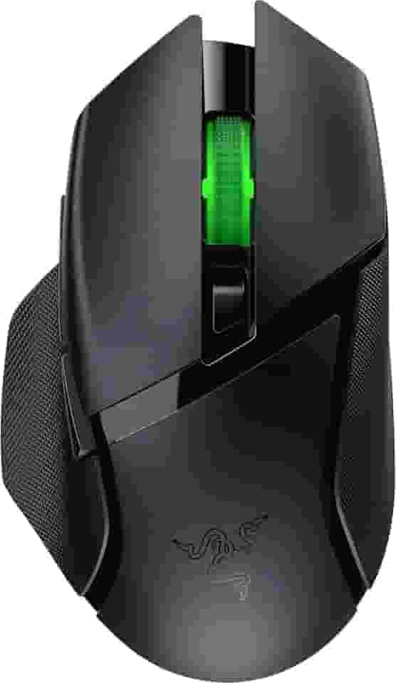 Razer Mouse para jogos sem fio personalizável Basilisk V3 X HyperSpeed: Interruptores mecânicos Gen-2-5G Advanced 18K Sensor óptico - Chroma RGB 9 controles programáveis bateria 535 horas preto