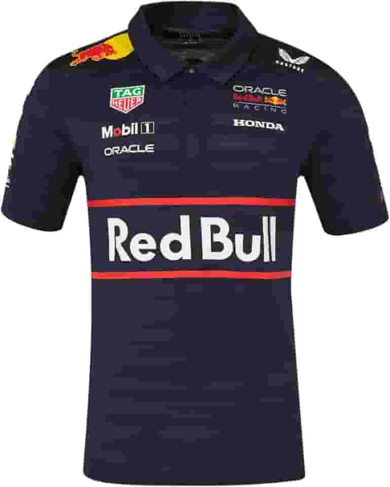 Camisa polo masculina Red Bull Racing F1 2025 Team