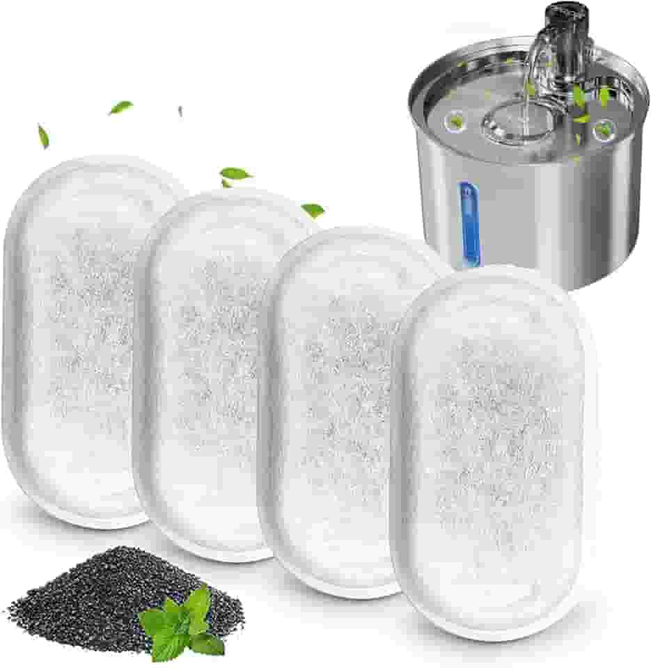 Filtro Bebedouro Gato, Filtro Refil 3.2L Fonte Bebedouro Gatos Comedouros, Bebedouros e Acessórios para Gatos (4)