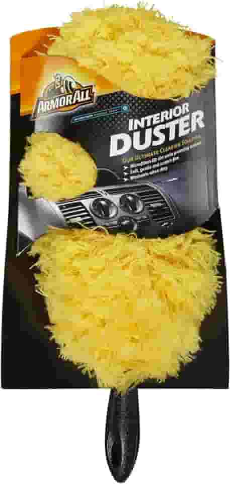 Espanador interior de carro da Armor All, espanador de carro de microfibra sem arranhões com alça