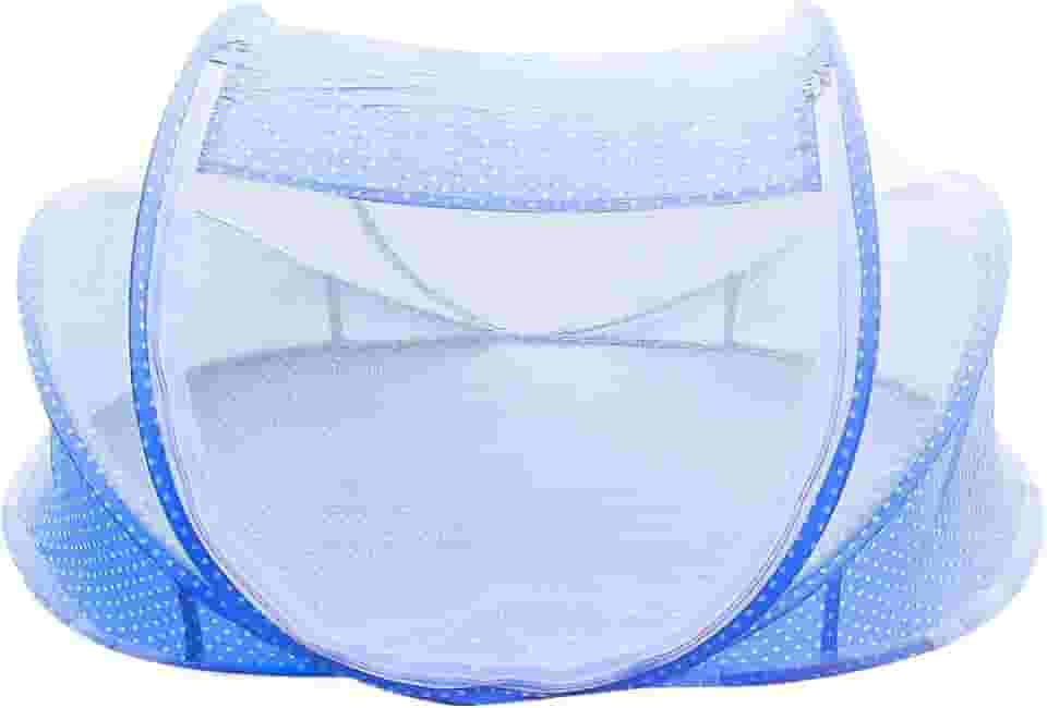 CAMA BERCO MOSQUITEIRO DOBRAVEL AZUL DM TOYS DMB6992